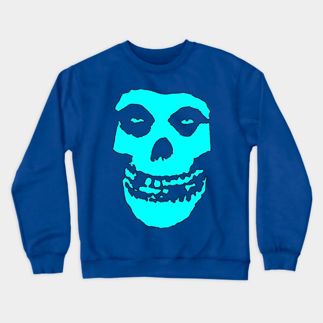 Crimson Ghost - Light Blue Solid Crewneck Sweatshirt by Controlled Chaos